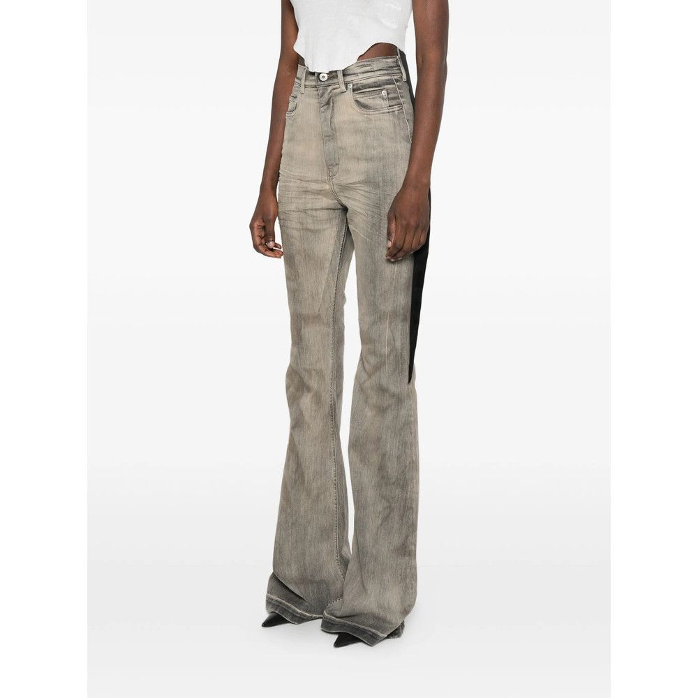 Rick Owens Drkshdw Rick Owens Drkshdw NEUTRALS Denim - Bootcut Jeans Size 26" / US 2 / IT 38 - 5 Thumbnail