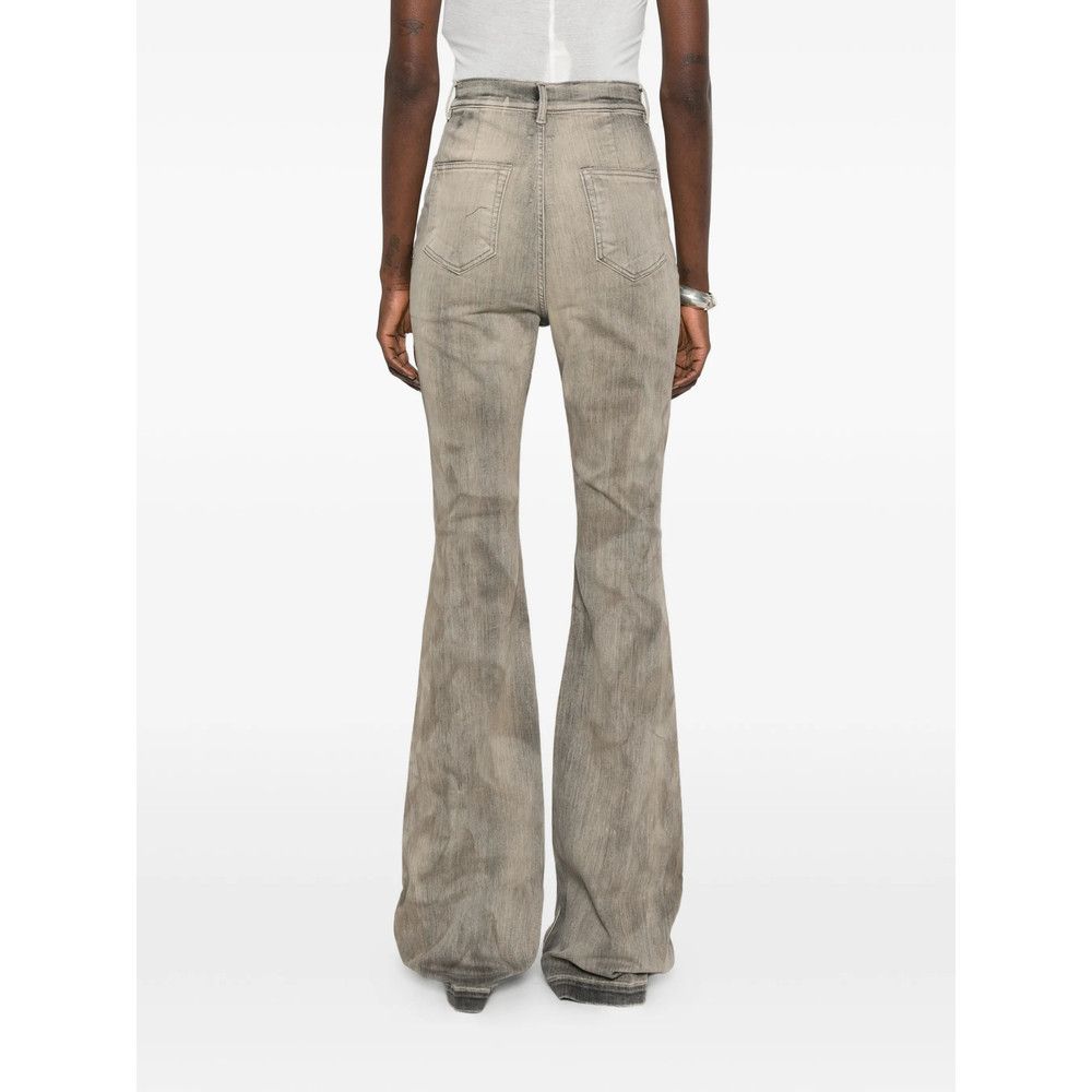 Rick Owens Drkshdw Rick Owens Drkshdw NEUTRALS Denim - Bootcut Jeans Size 27" / US 4 / IT 40 - 4 Thumbnail