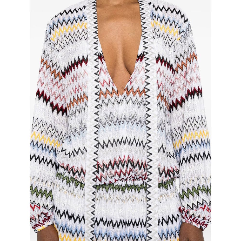 Missoni Missoni WHITE Dresses - Day Dresses Size M / US 6-8 / IT 42-44 - 3 Thumbnail