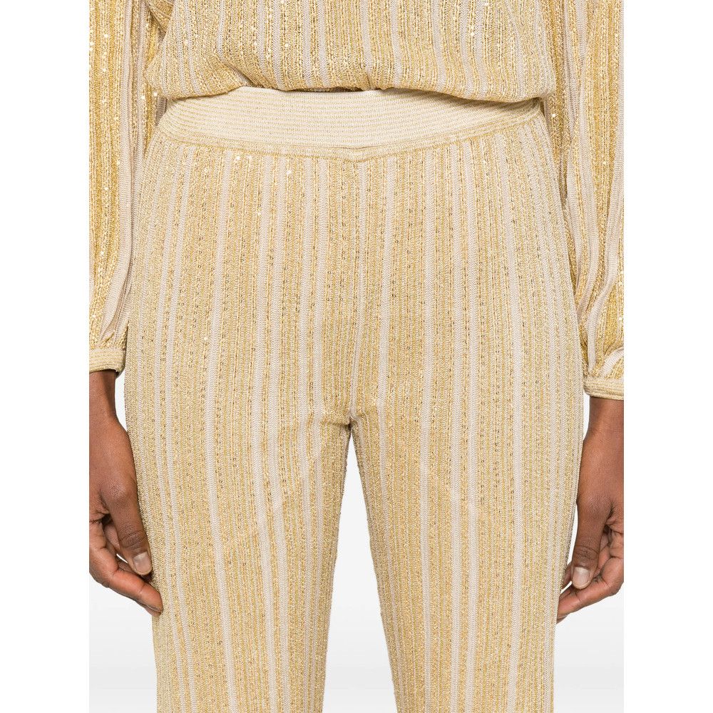 Missoni Missoni NEUTRALS Trousers - Straight Trousers Size 27" / US 4 / IT 40 - 2 Thumbnail