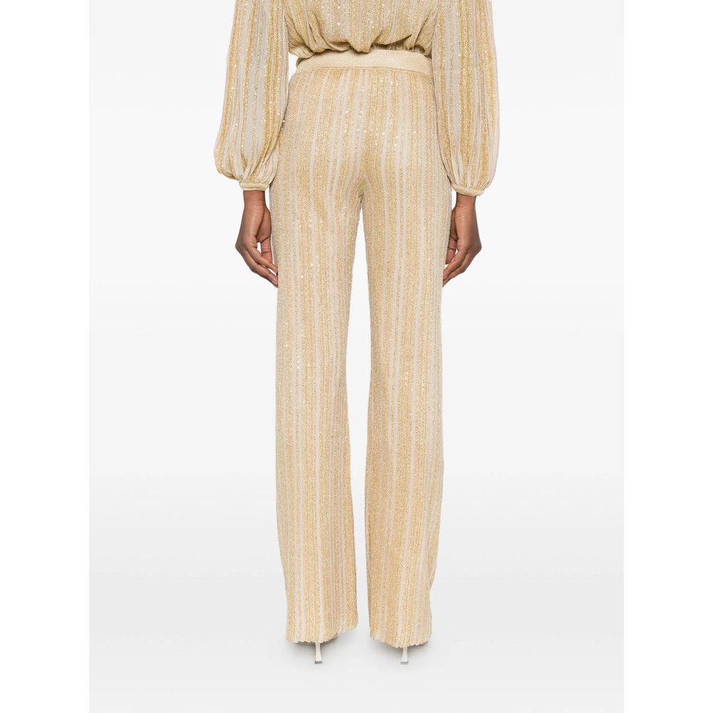 Missoni Missoni NEUTRALS Trousers - Straight Trousers Size 28" / US 6 / IT 42 - 4 Thumbnail