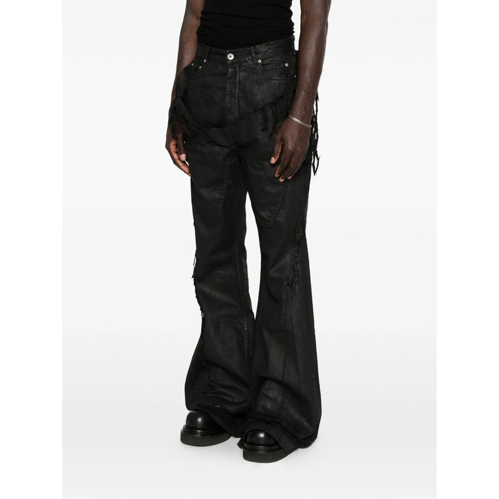 Rick Owens Drkshdw Rick Owens Drkshdw BLACK Denim - Bootcut Jeans Size US 34 / EU 50 - 4 Thumbnail