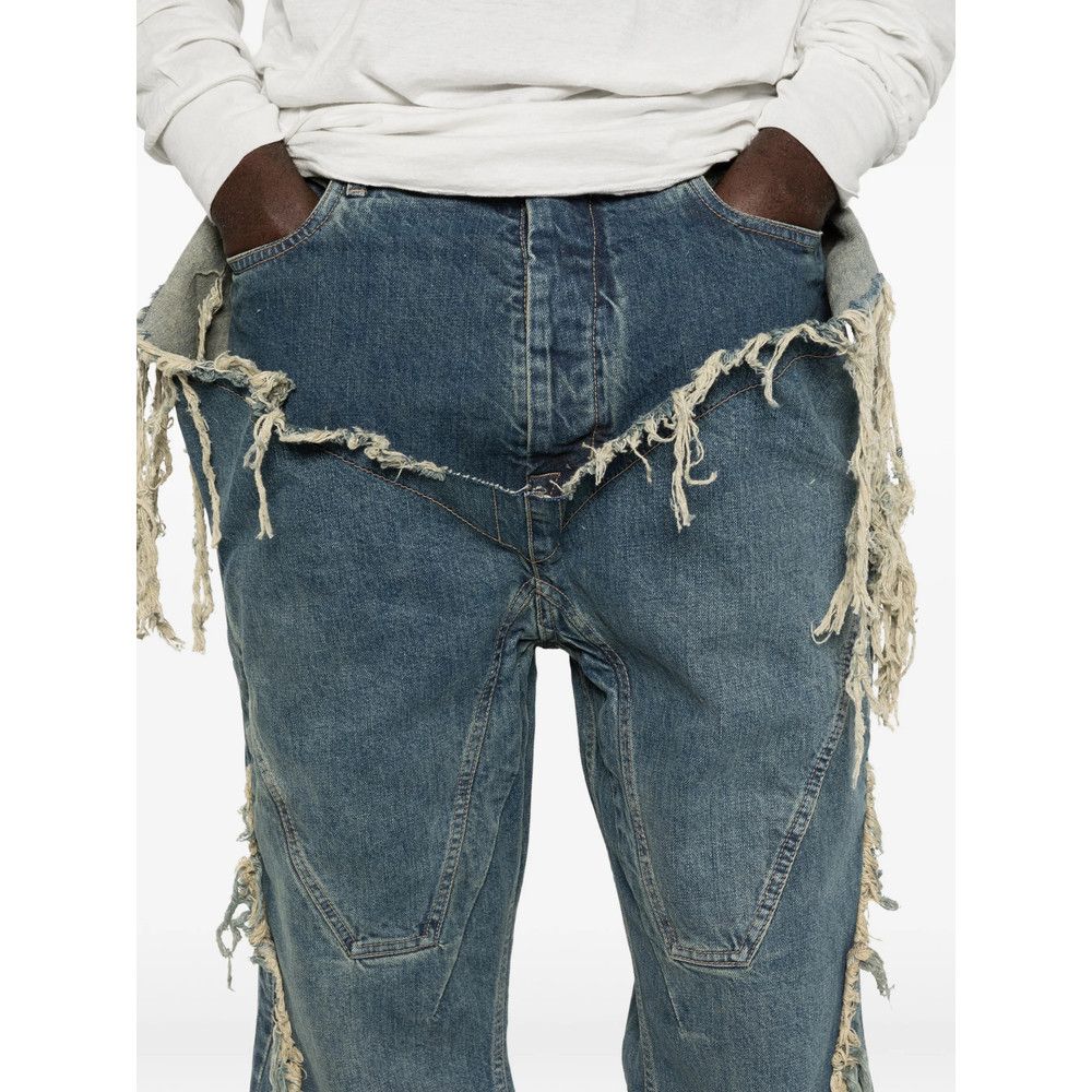 Rick Owens Drkshdw Rick Owens Drkshdw BLUE Denim - Bootcut Jeans Size US 33 - 5 Thumbnail