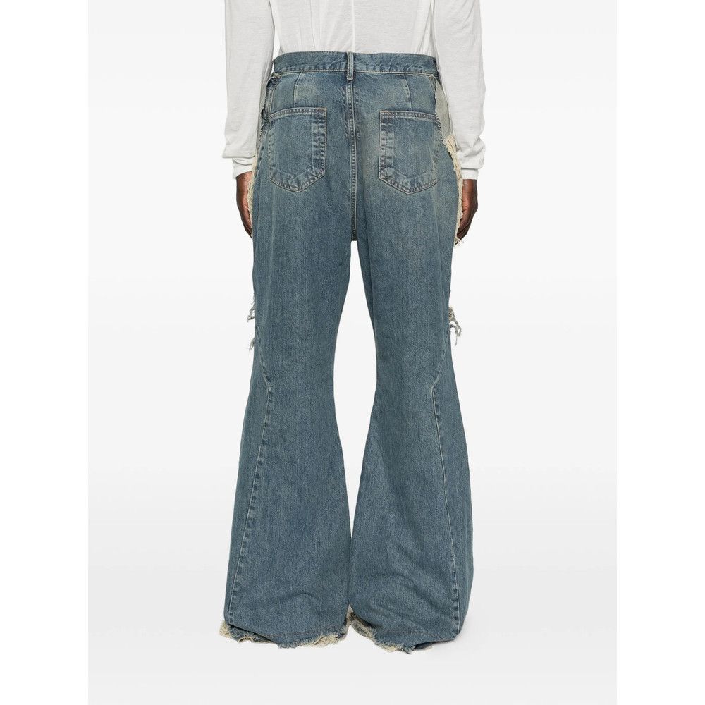 Rick Owens Drkshdw Rick Owens Drkshdw BLUE Denim - Bootcut Jeans Size US 36 / EU 52 - 3 Thumbnail
