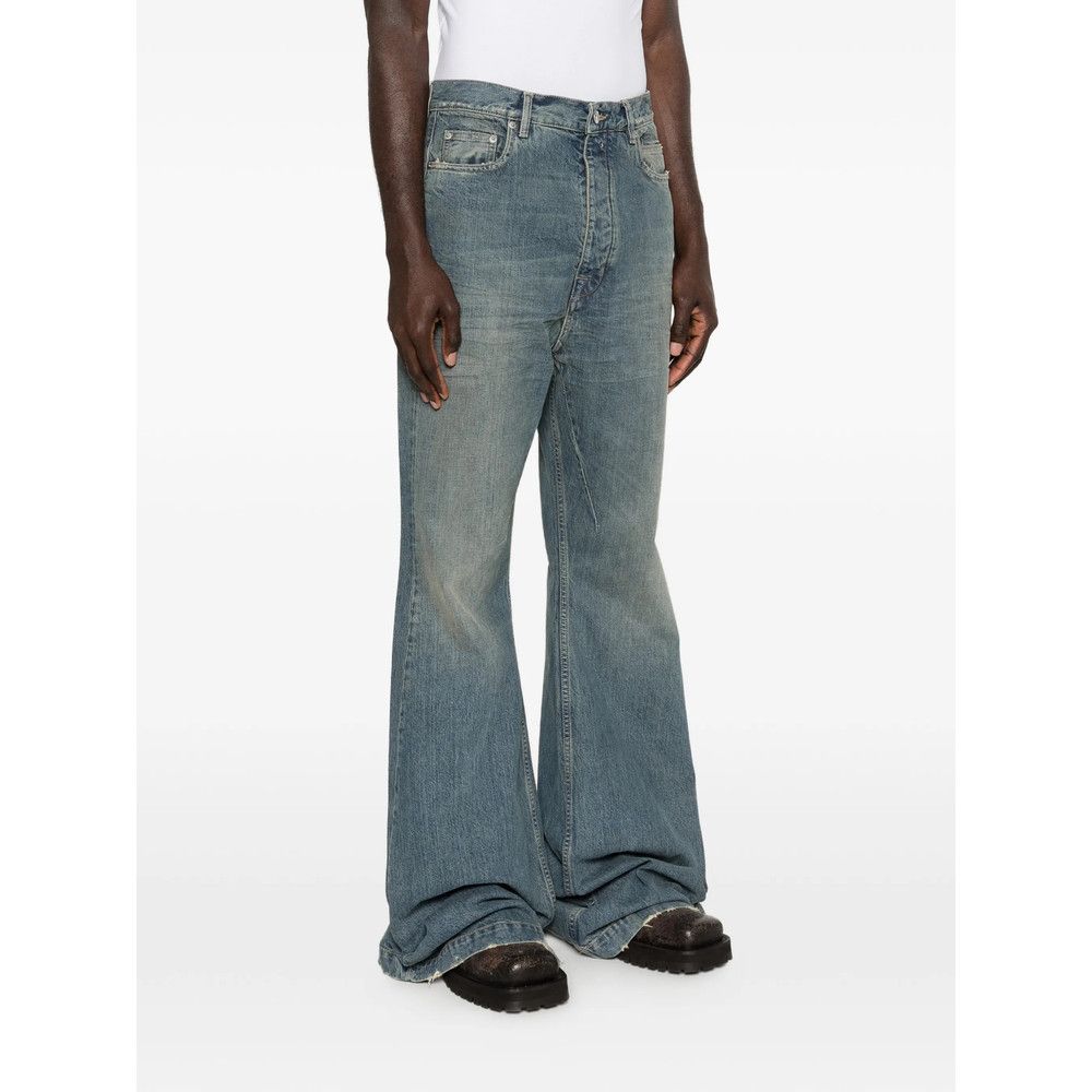 Rick Owens Drkshdw Rick Owens Drkshdw BLUE Denim - Bootcut Jeans Size US 32 / EU 48 - 2 Thumbnail