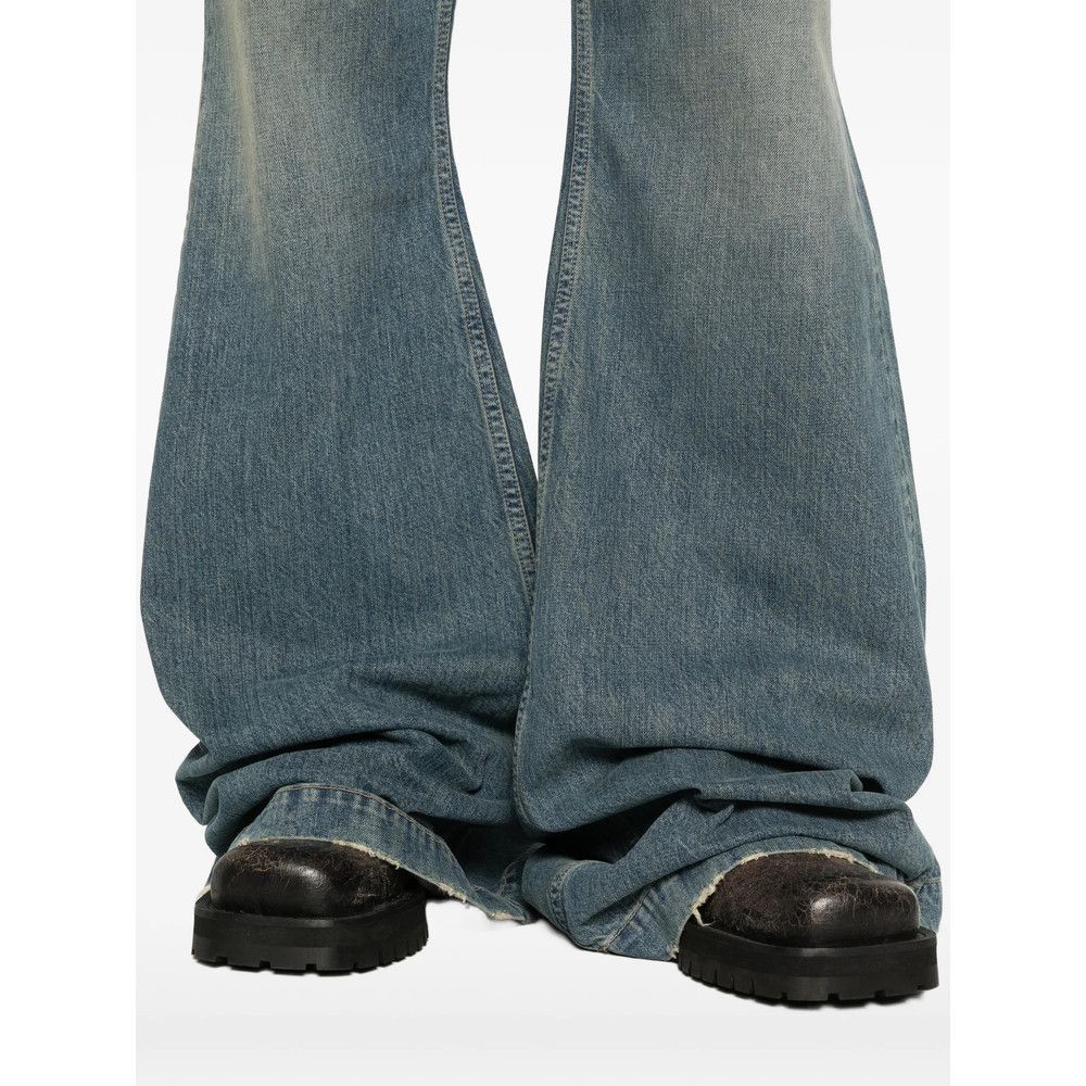 Rick Owens Drkshdw Rick Owens Drkshdw BLUE Denim - Bootcut Jeans Size US 32 / EU 48 - 4 Thumbnail