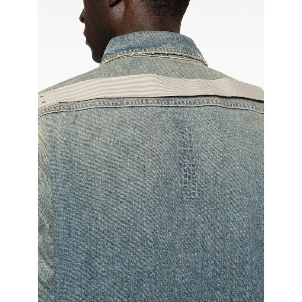 Rick Owens Drkshdw Rick Owens Drkshdw BLUE Jackets - Denim Jackets Size US M / EU 48-50 / 2 - 5 Thumbnail