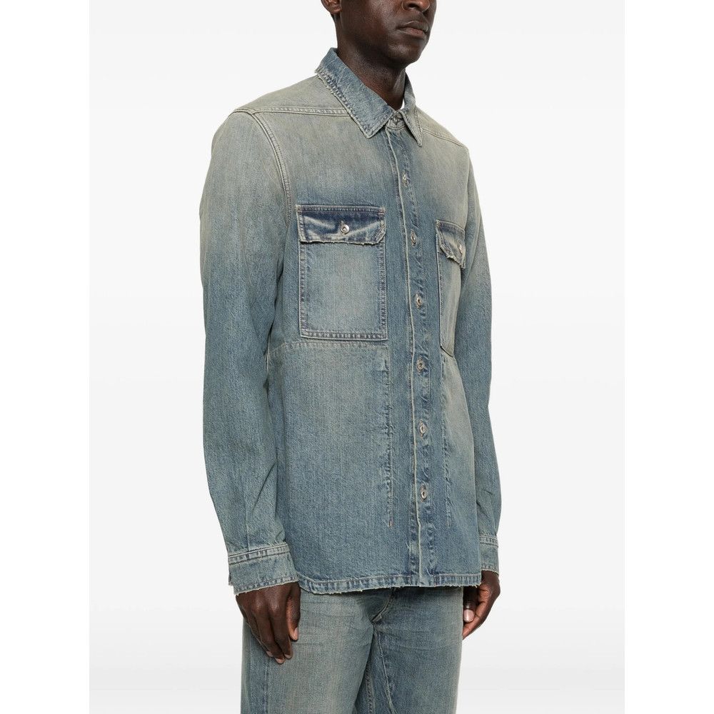 Rick Owens Drkshdw Rick Owens Drkshdw BLUE Jackets - Denim Jackets Size US M / EU 48-50 / 2 - 4 Thumbnail