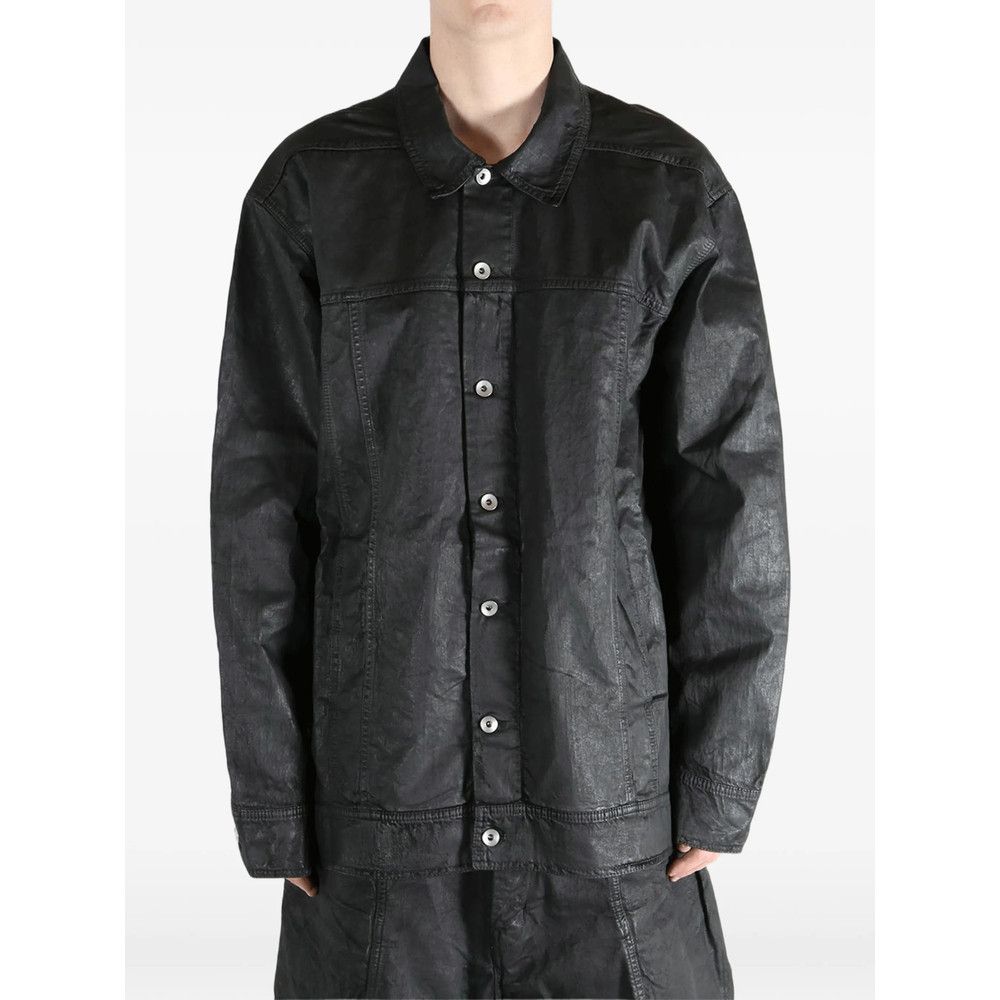 Rick Owens Drkshdw Rick Owens Drkshdw BLACK Jackets - Shirt Jackets Size US XL / EU 56 / 4 - 4 Thumbnail