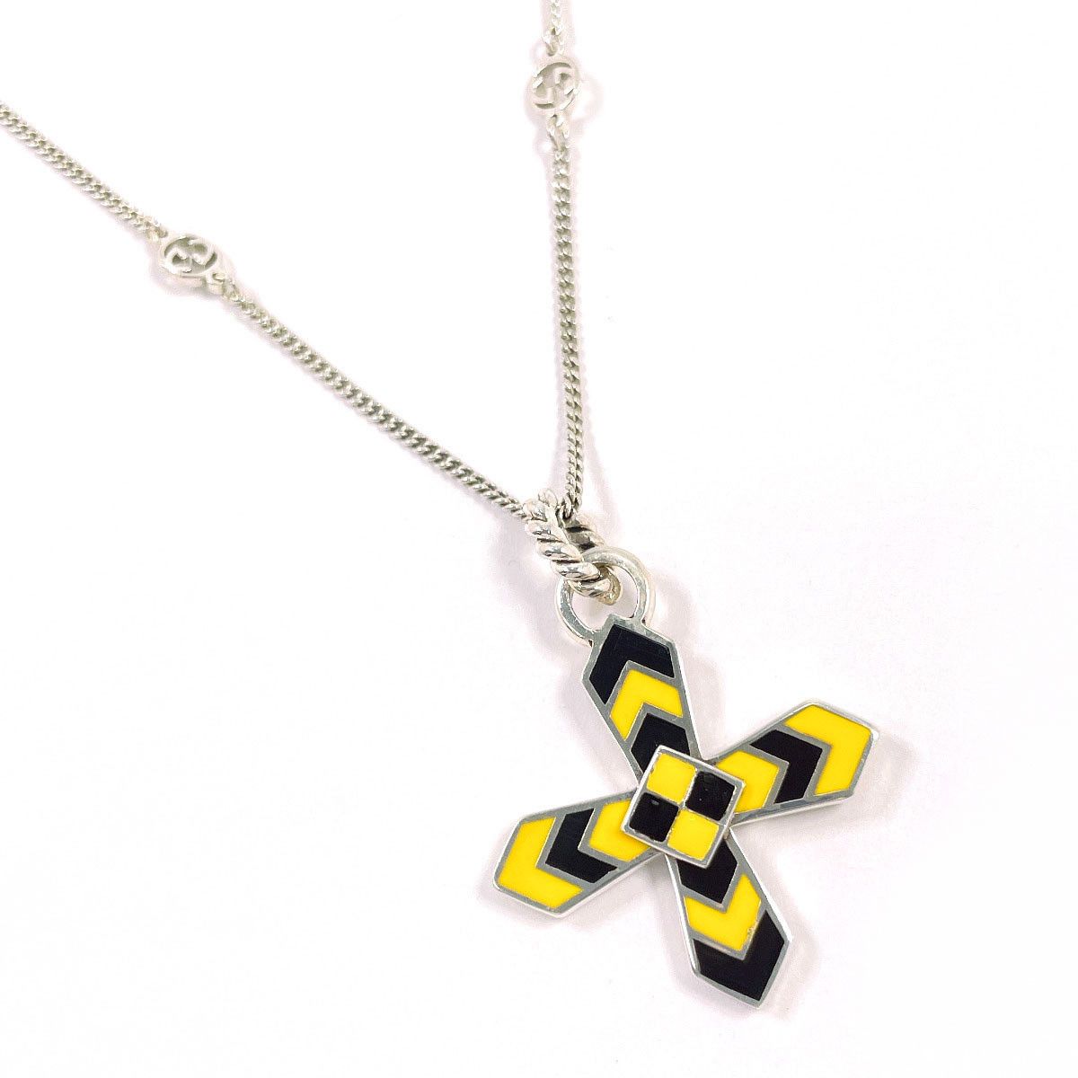Gucci Gucci Gucci Cross Silver 925 Necklace Precious Metal Necklace DUTY FREE for USA Size ONE SIZE - 3 Thumbnail