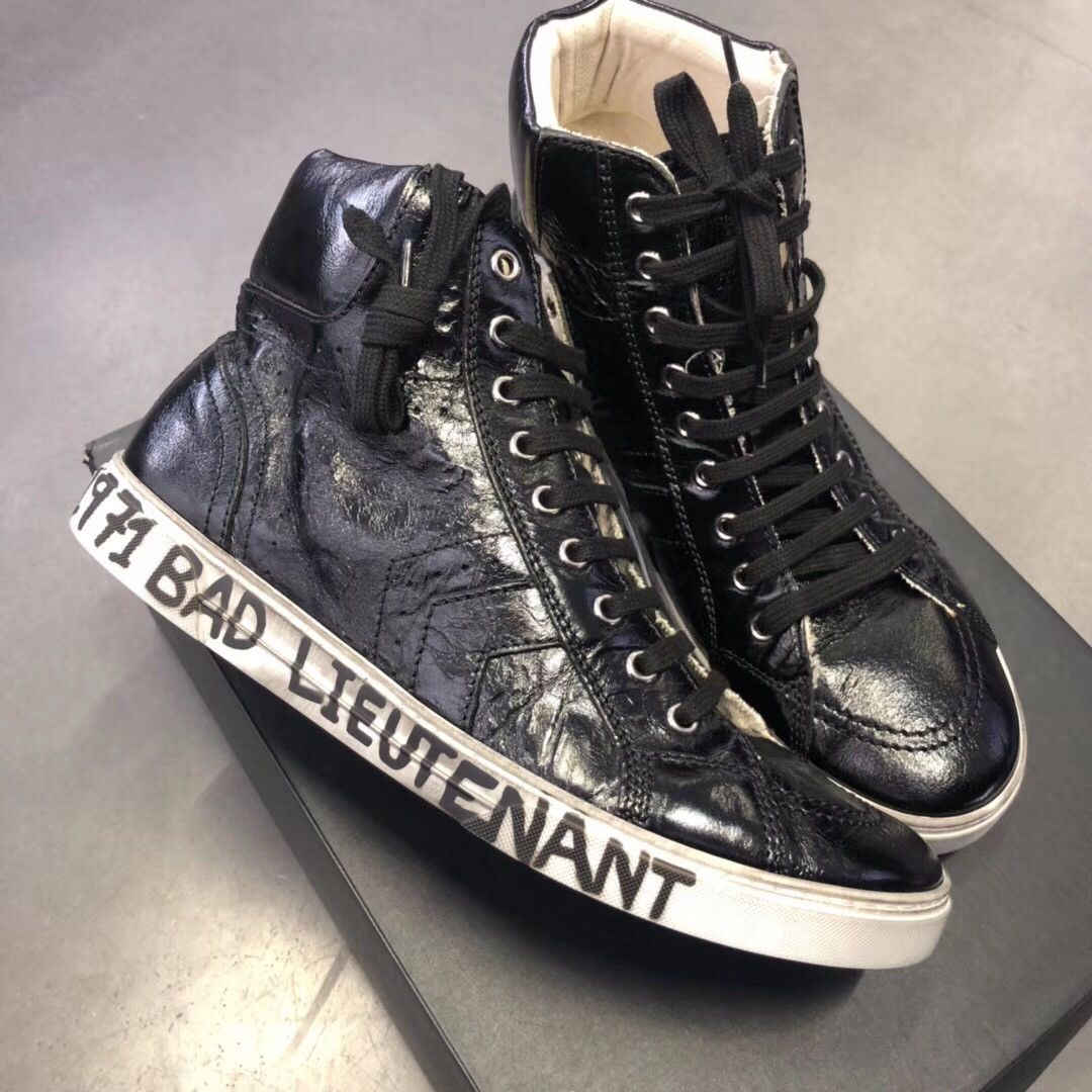 Saint Laurent Paris 17FW Joe “BAD LIEUTENANT” Sneakers Sz43 | Grailed