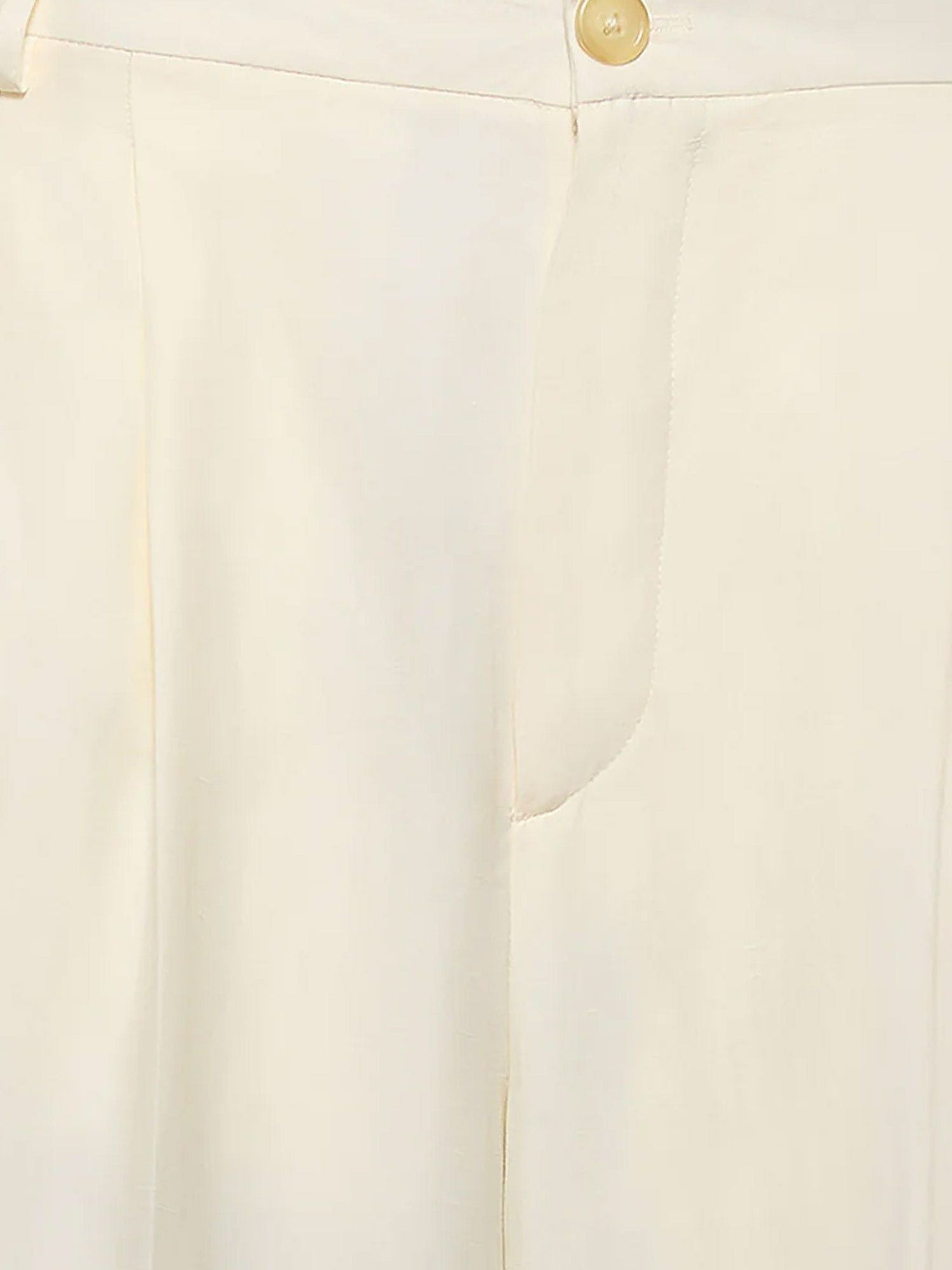 Laneus Laneus Viscose and linen trousers Tag Size IT 42 Women - USA Tariffs Included Size 28" / US 6 / IT 42 - 3 Thumbnail
