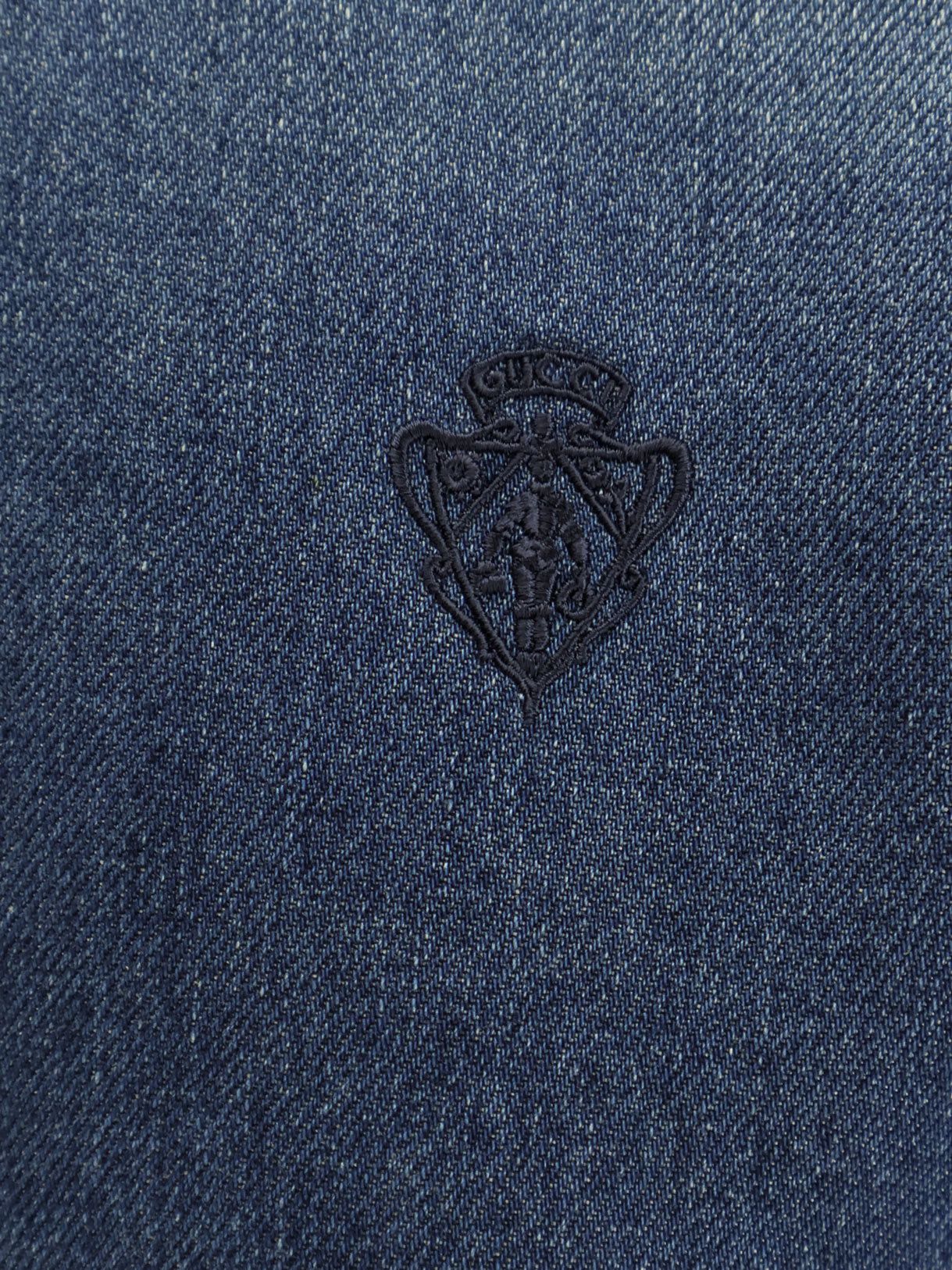 Gucci Gucci Denim shirt with embroidery Tag Size IT 42 Women - USA Tariffs Included Size M / US 6-8 / IT 42-44 - 3 Thumbnail