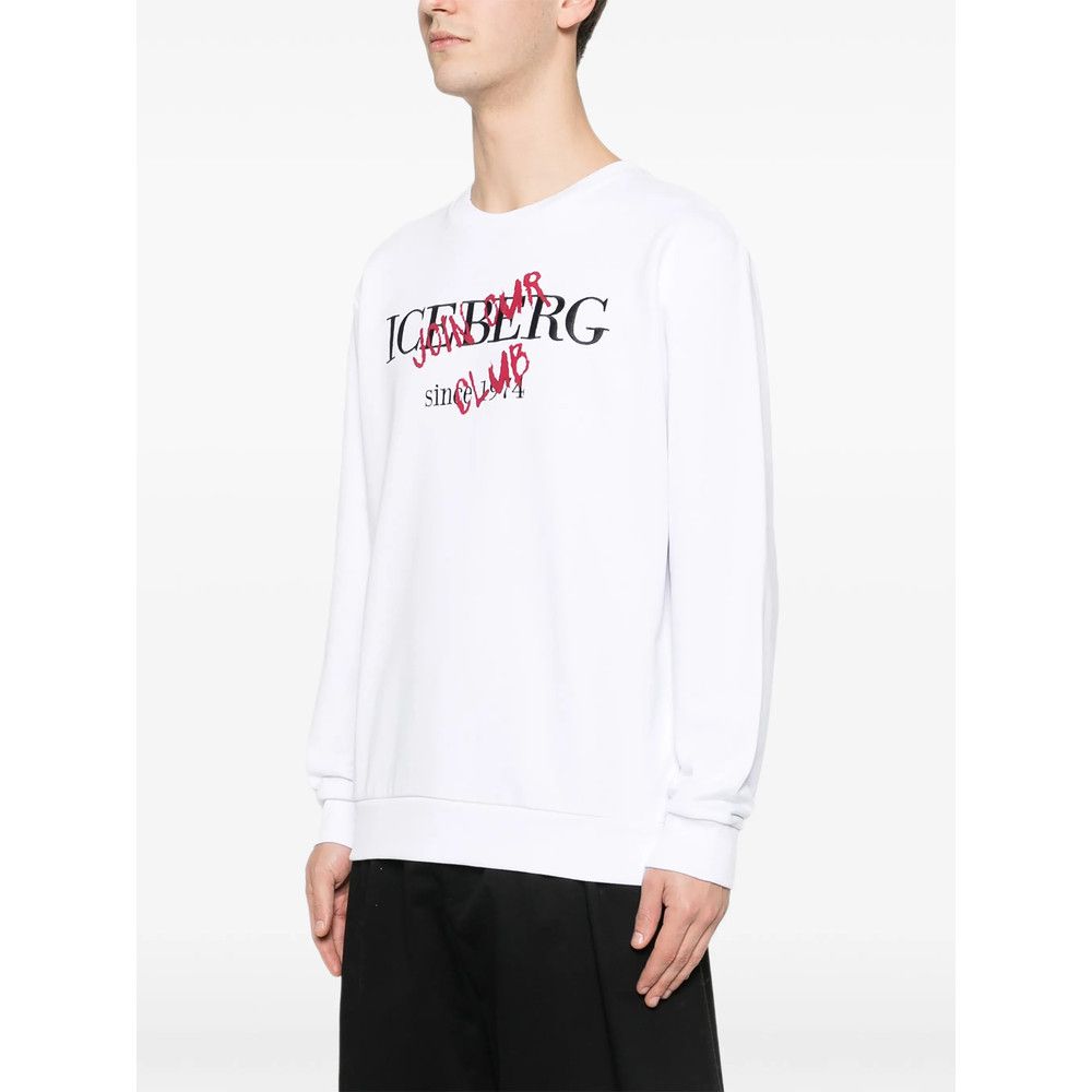 Iceberg Iceberg WHITE Sweaters & Knitwear - Sweatshirts Size US XXL / EU 58 / 5 - 5 Thumbnail