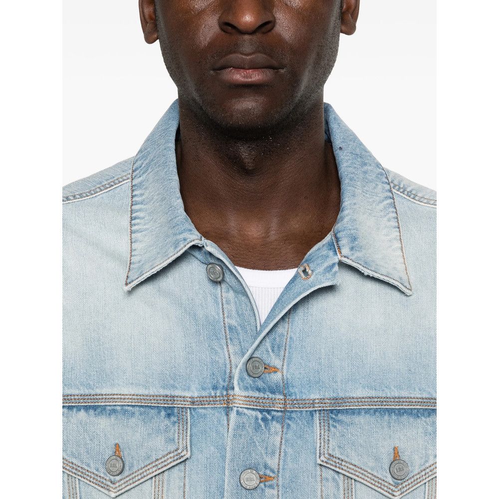 ERL Erl BLUE Jackets - Denim Jackets Size US XL / EU 56 / 4 - 5 Thumbnail