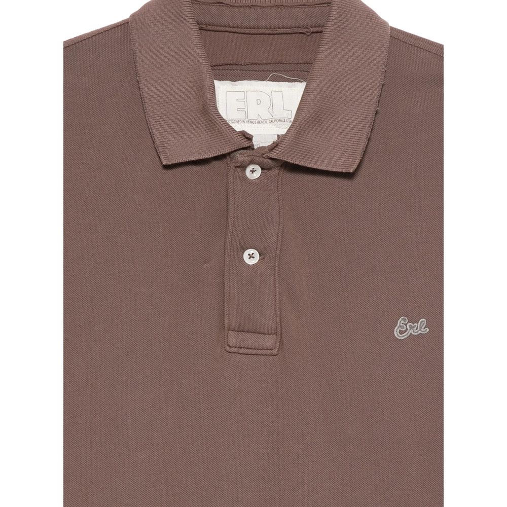 ERL Erl BROWN Polo Shirts Size US M / EU 48-50 / 2 - 3 Thumbnail