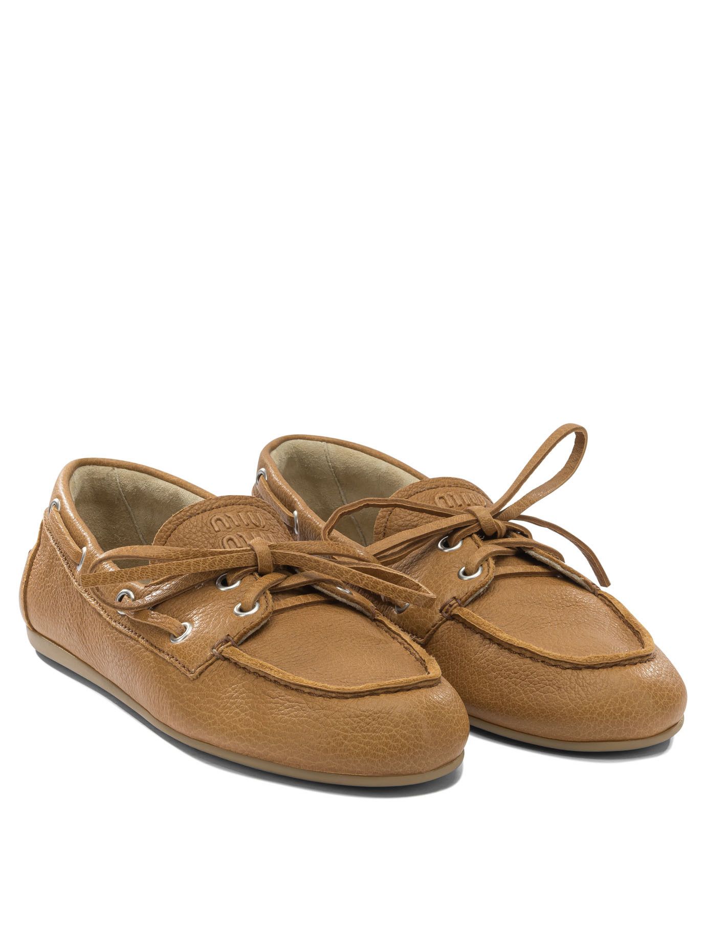 Miu Miu Miu Miu Suede Lace Up Loafers IT 37 Women - USA Duties Paid Size US 7 / IT 37 - 2 Thumbnail