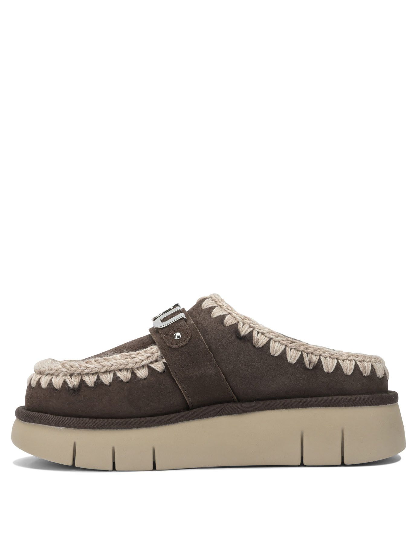 Mou Mou Bounce Clog Metal Logo Slippers IT 38 Women - USA Duties Paid Size US 8 / IT 38 - 3 Thumbnail