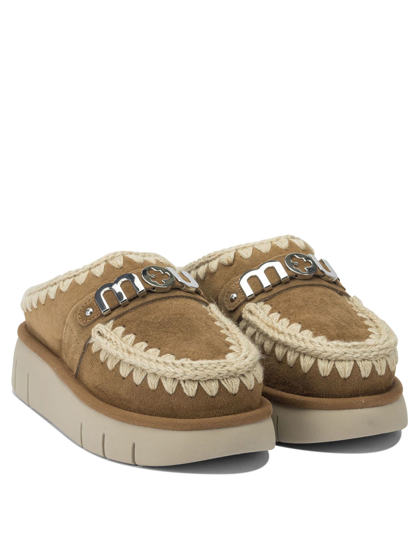Mou Mou Bounce Clog Metal Logo Slipeprs IT 40 Women - USA Duties Paid Size US 10 / IT 40 - 2 Thumbnail