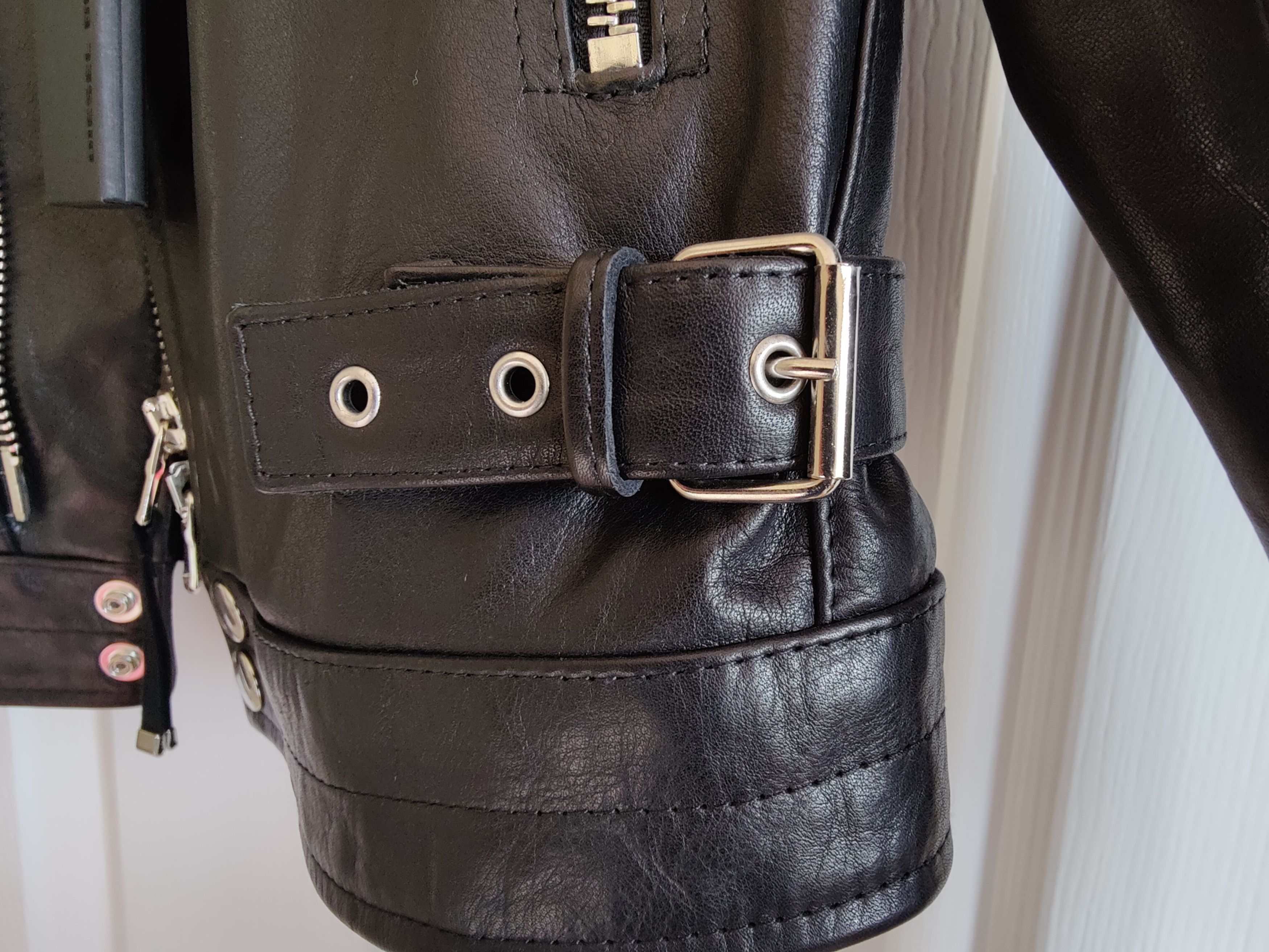 Diesel Black Gold Diesel Black Gold Leather Biker Jacket