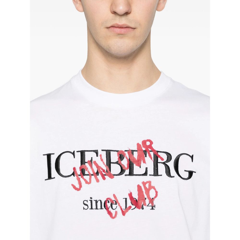 Iceberg Iceberg WHITE T-Shirts & Vests - T-Shirts Size US XXL / EU 58 / 5 - 2 Thumbnail