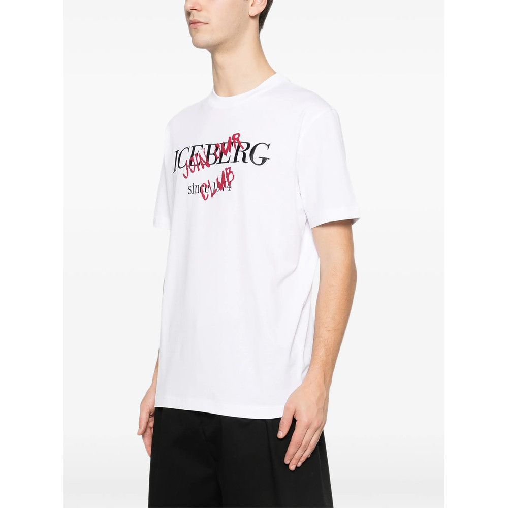 Iceberg Iceberg WHITE T-Shirts & Vests - T-Shirts Size US XXL / EU 58 / 5 - 5 Thumbnail