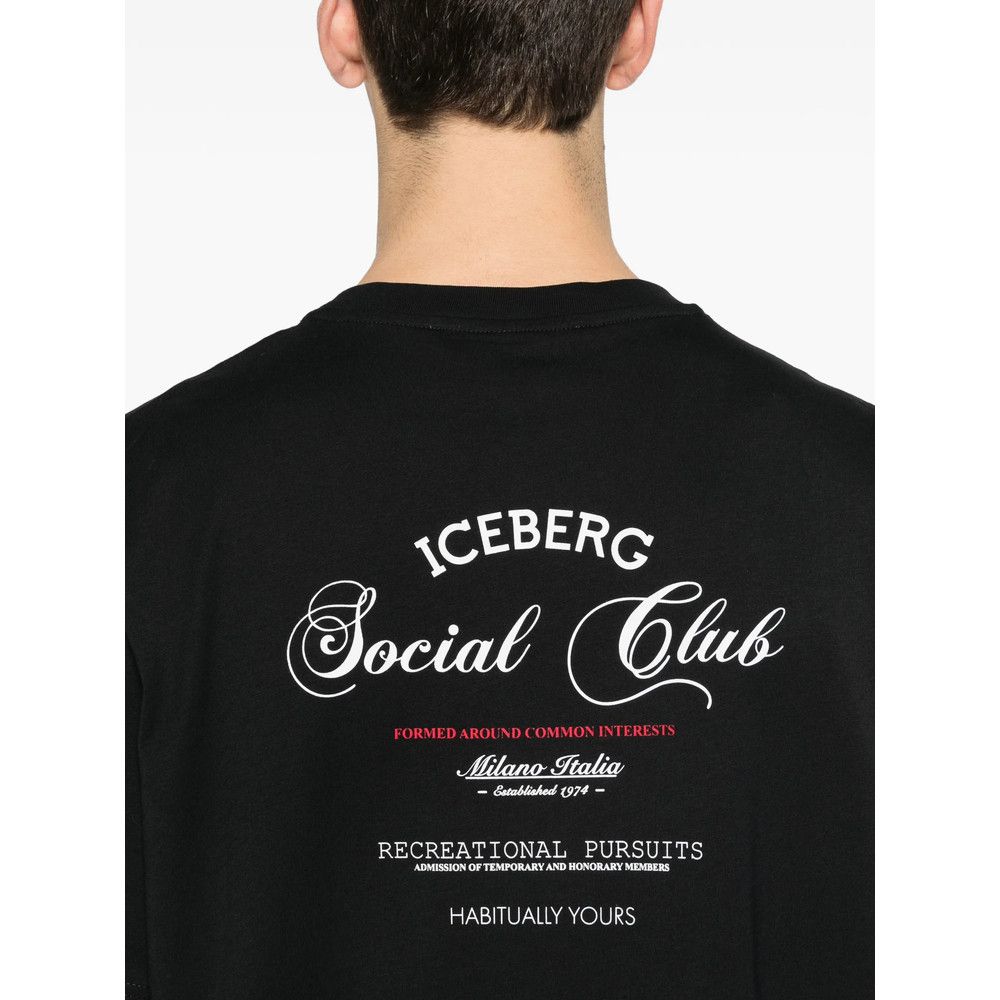 Iceberg Iceberg BLACK T-Shirts & Vests - T-Shirts Size US XL / EU 56 / 4 - 4 Thumbnail