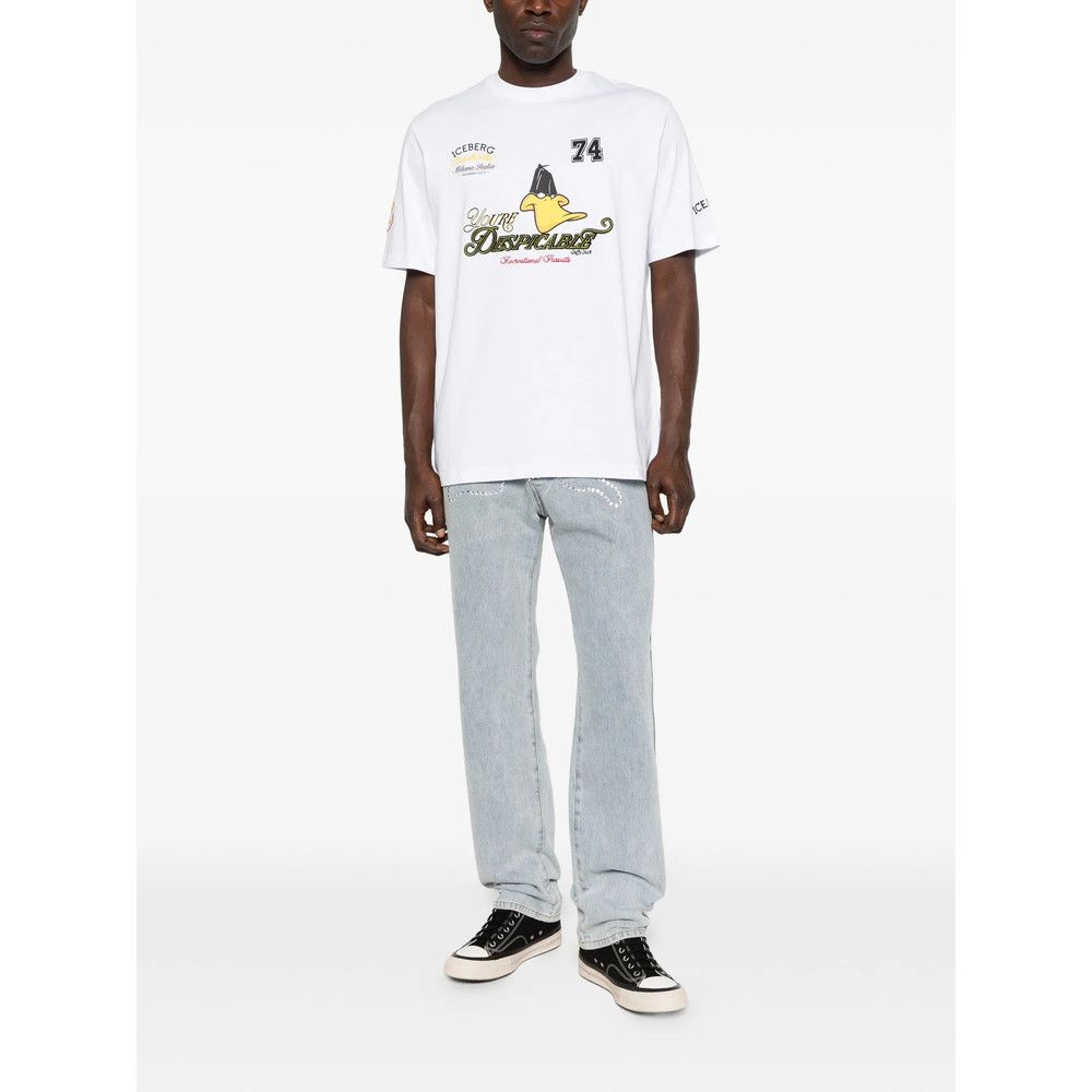 Iceberg Iceberg WHITE T-Shirts & Vests - T-Shirts Size US XXL / EU 58 / 5 - 3 Thumbnail