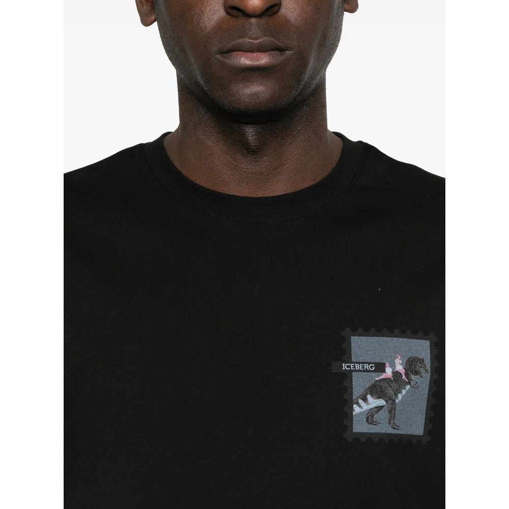 Iceberg Iceberg BLACK T-Shirts & Vests - T-Shirts Size US L / EU 52-54 / 3 - 5 Thumbnail