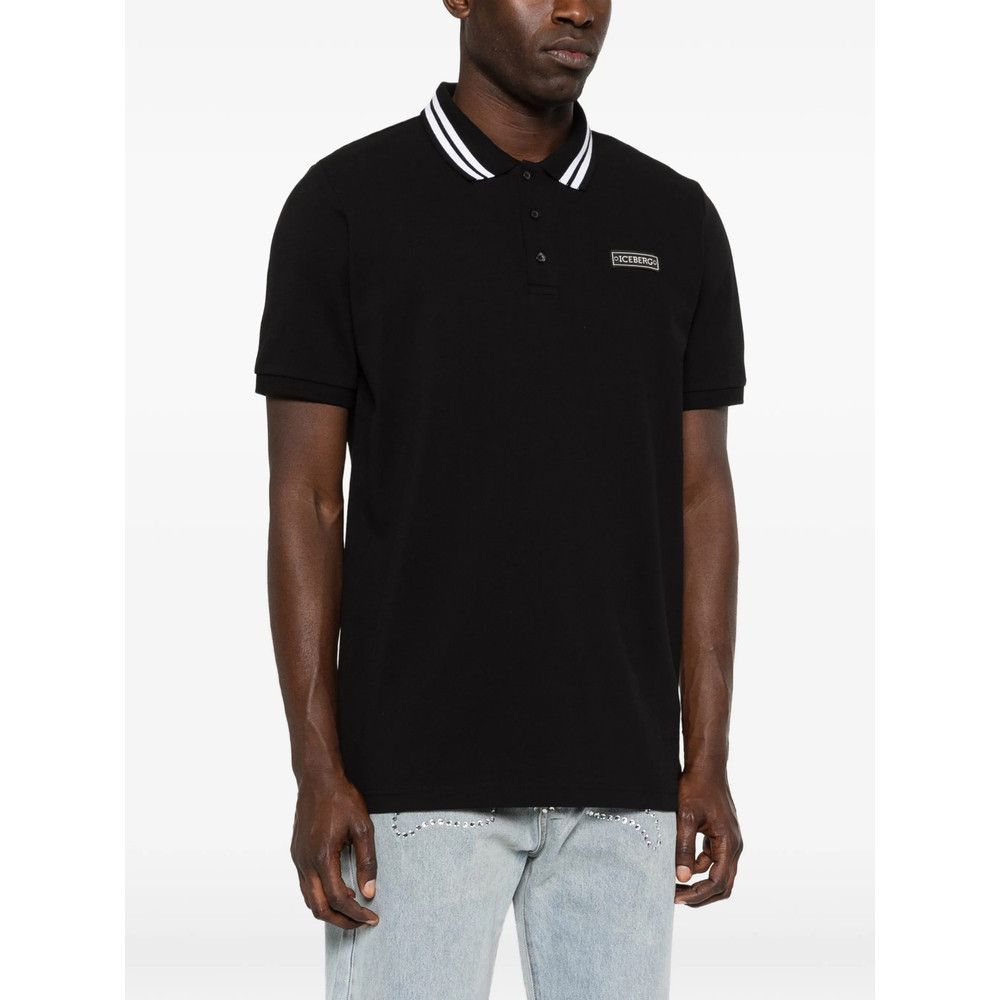 Iceberg Iceberg BLACK Polo Shirts Size US XXL / EU 58 / 5 - 4 Thumbnail