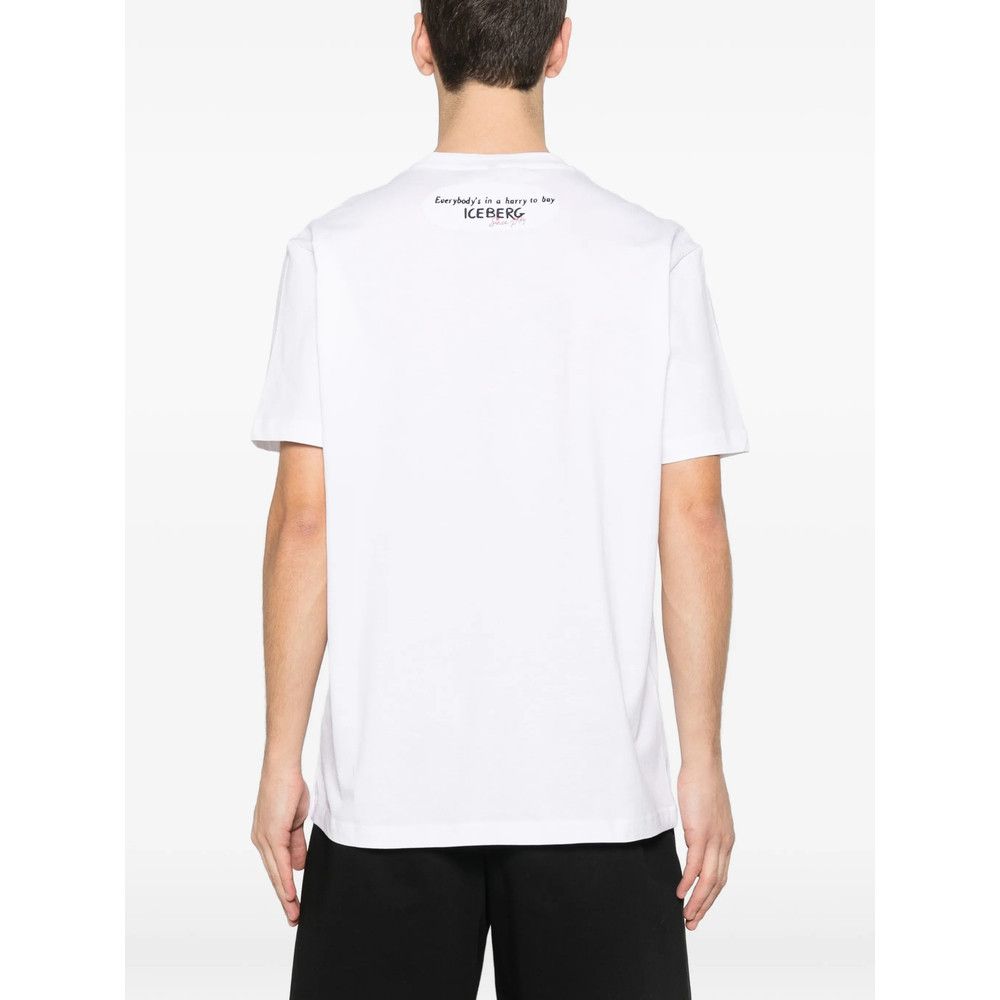 Iceberg Iceberg WHITE T-Shirts & Vests - T-Shirts Size US L / EU 52-54 / 3 - 2 Thumbnail
