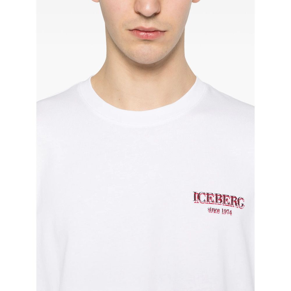 Iceberg Iceberg WHITE T-Shirts & Vests - T-Shirts Size US XXL / EU 58 / 5 - 2 Thumbnail