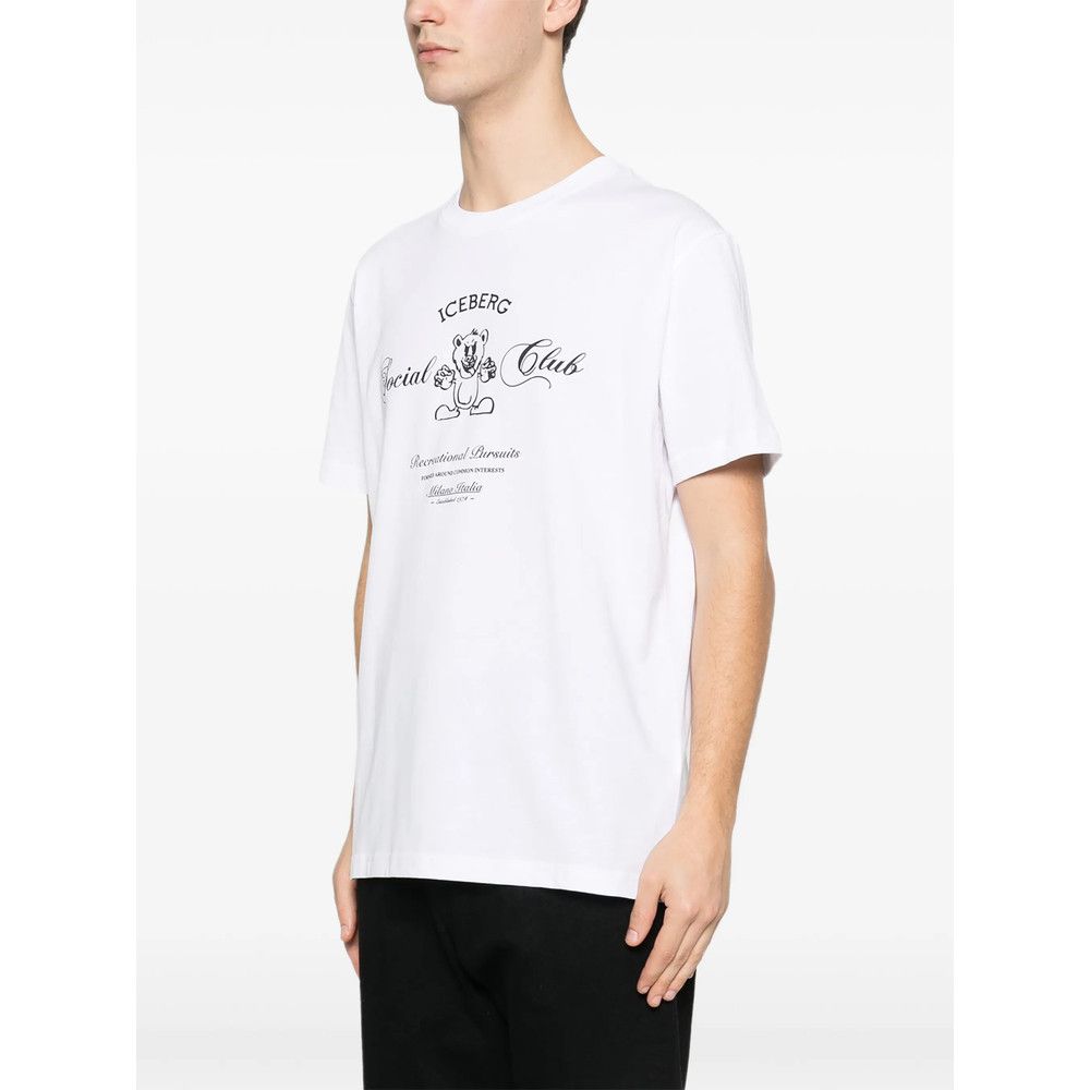 Iceberg Iceberg WHITE T-Shirts & Vests - T-Shirts Size US XL / EU 56 / 4 - 5 Thumbnail