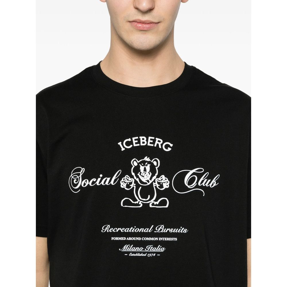 Iceberg Iceberg BLACK T-Shirts & Vests - T-Shirts Size US M / EU 48-50 / 2 - 4 Thumbnail