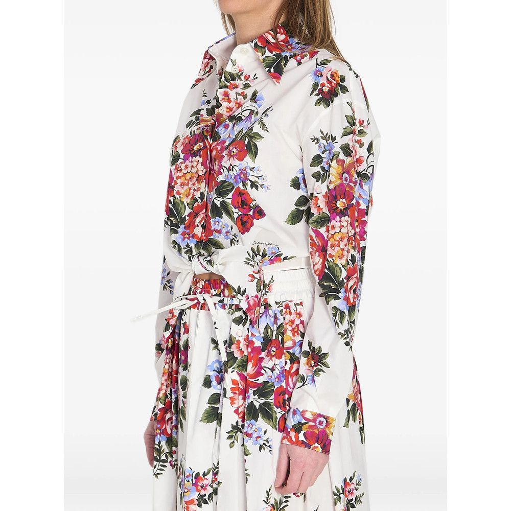 Dolce & Gabbana Dolce & Gabbana WHITE Tops - Shirts Size M / US 6-8 / IT 42-44 - 4 Thumbnail