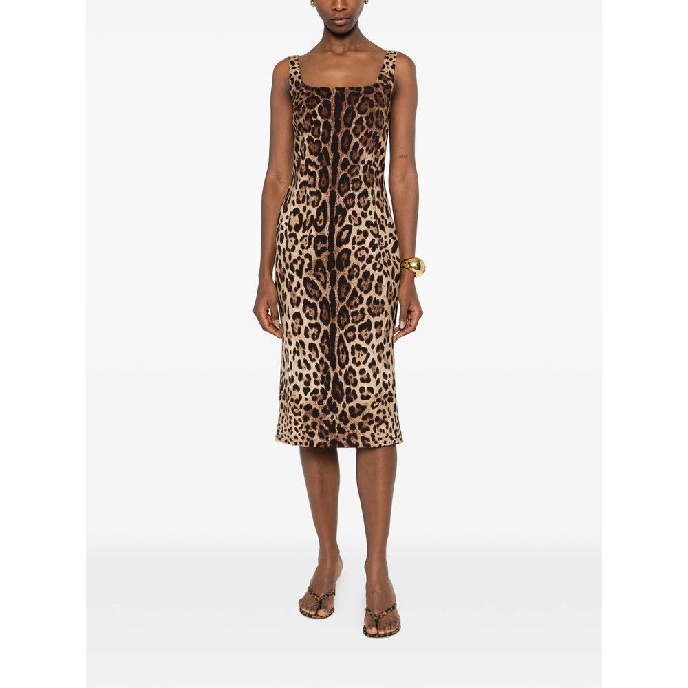Dolce & Gabbana Dolce & Gabbana BROWN Dresses - Cocktail & Party Dresses Size M / US 6-8 / IT 42-44 - 3 Thumbnail
