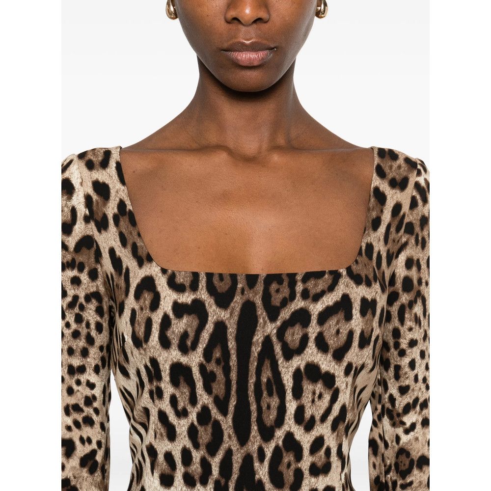 Dolce & Gabbana Dolce & Gabbana BROWN Dresses - Cocktail & Party Dresses Size M / US 6-8 / IT 42-44 - 4 Thumbnail