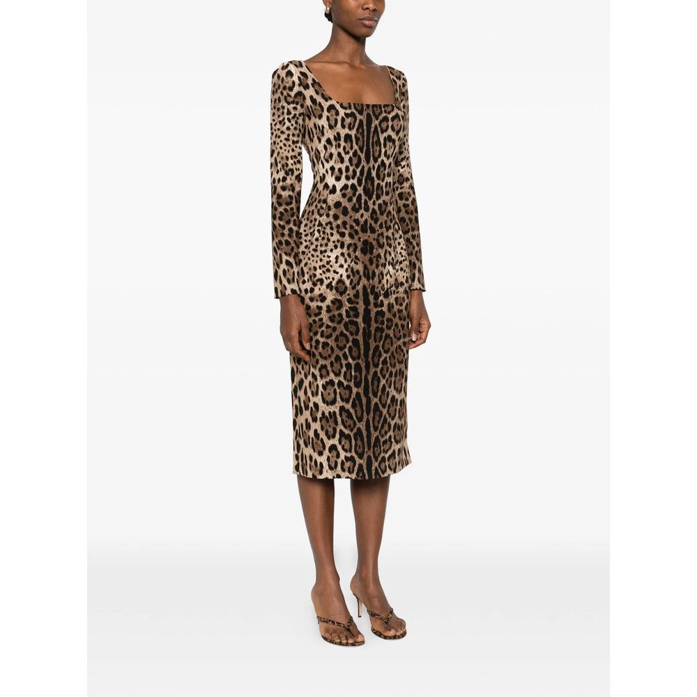 Dolce & Gabbana Dolce & Gabbana BROWN Dresses - Cocktail & Party Dresses Size XL / US 12-14 / IT 48-50 - 2 Thumbnail
