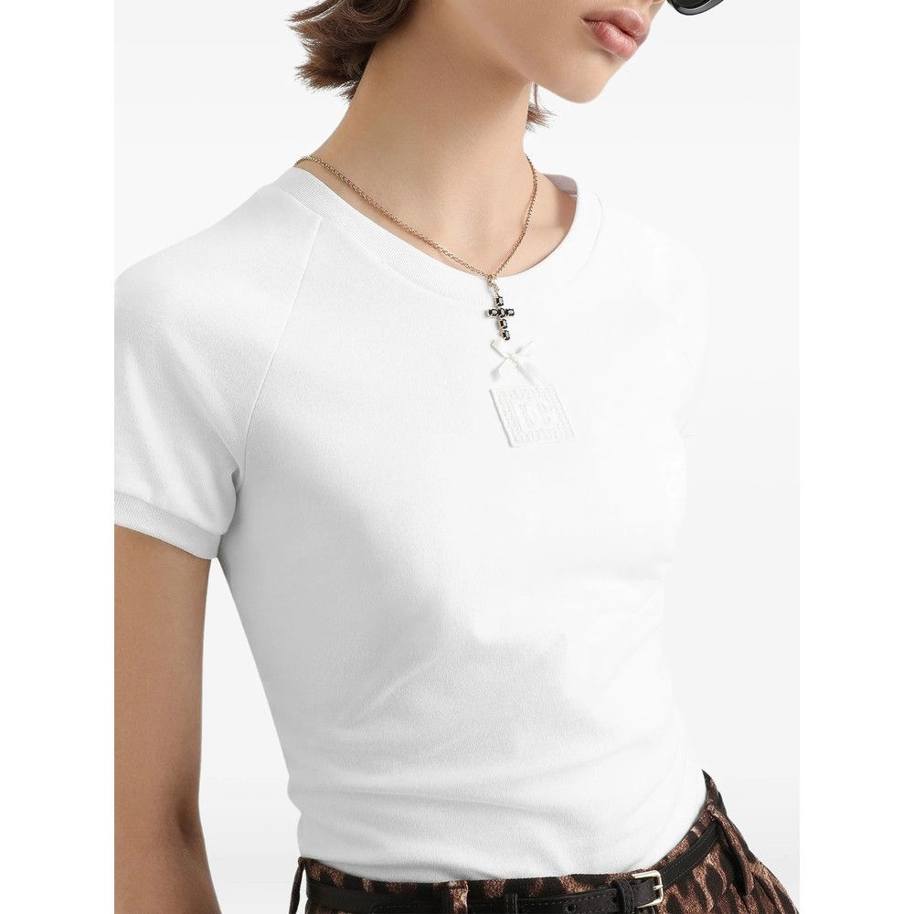 Dolce & Gabbana Dolce & Gabbana WHITE Tops - T-shirts & Jerseys Size M / US 6-8 / IT 42-44 - 3 Thumbnail