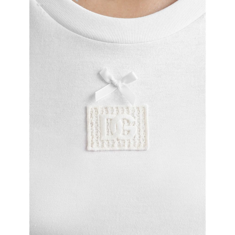 Dolce & Gabbana Dolce & Gabbana WHITE Tops - T-shirts & Jerseys Size M / US 6-8 / IT 42-44 - 2 Thumbnail
