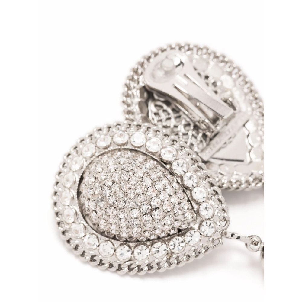 Alessandra Rich Alessandra Rich SILVER Earrings Size ONE SIZE - 3 Thumbnail