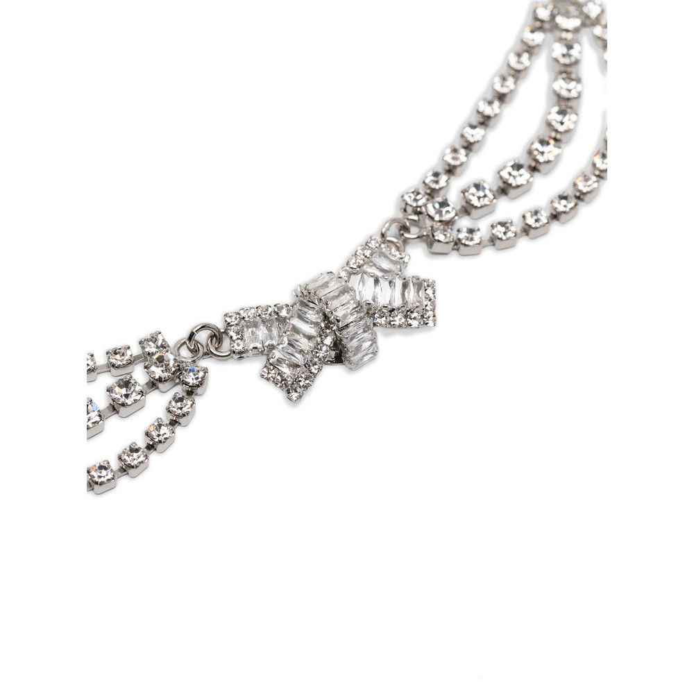 Alessandra Rich Alessandra Rich SILVER Necklaces Size ONE SIZE - 3 Thumbnail