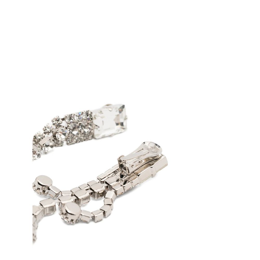 Alessandra Rich Alessandra Rich SILVER Earrings Size ONE SIZE - 3 Thumbnail