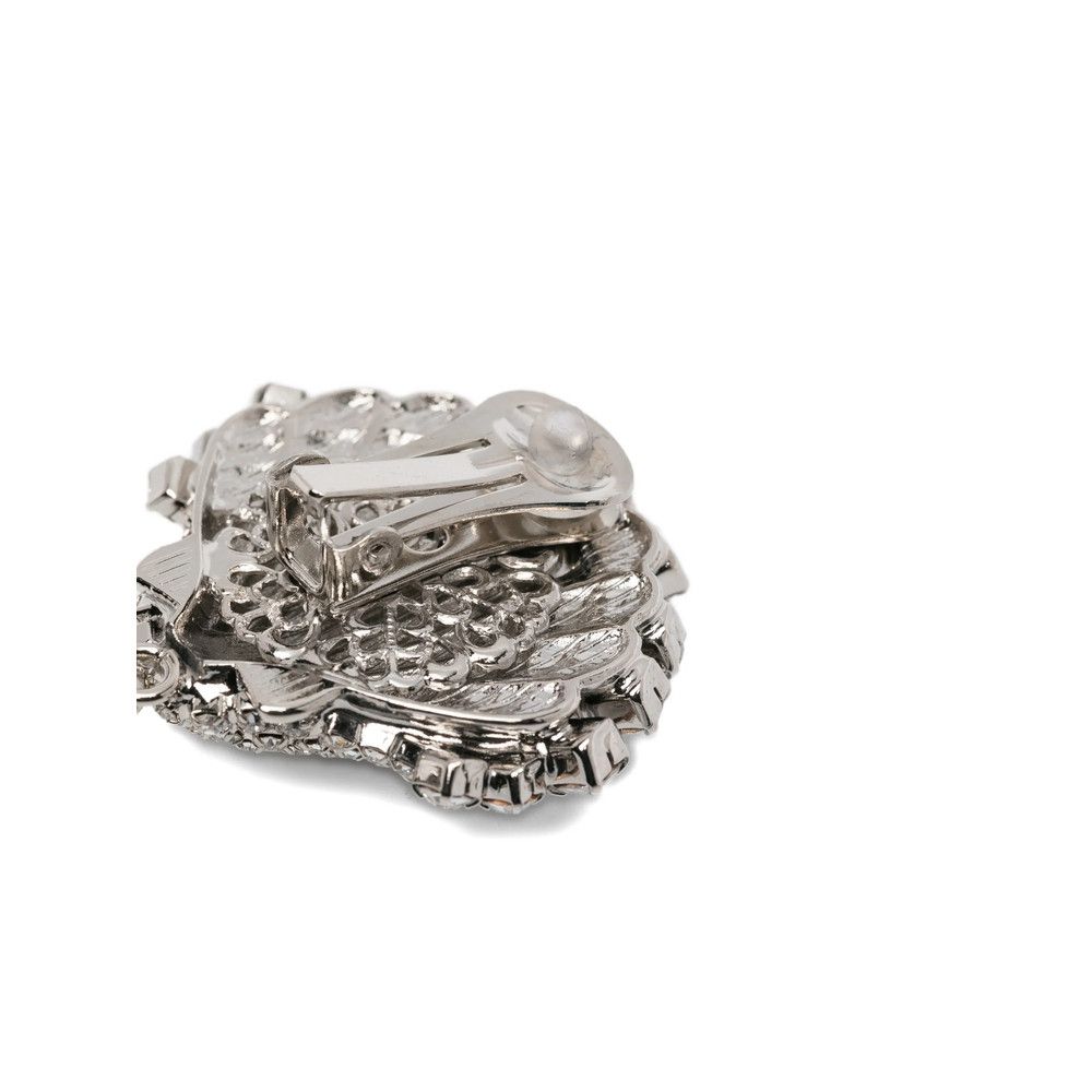 Alessandra Rich Alessandra Rich SILVER Earrings Size ONE SIZE - 2 Thumbnail