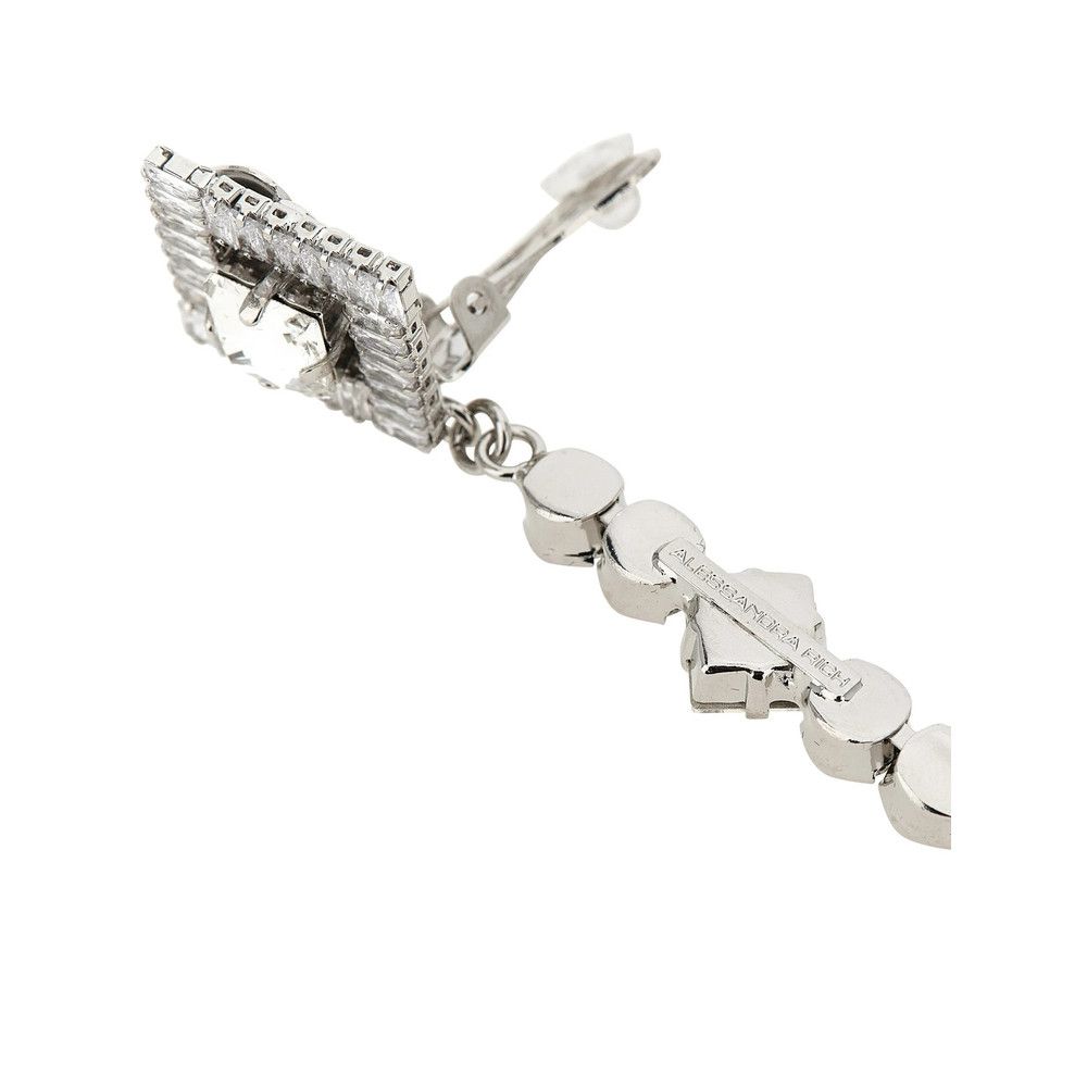 Alessandra Rich Alessandra Rich SILVER Earrings Size ONE SIZE - 2 Thumbnail
