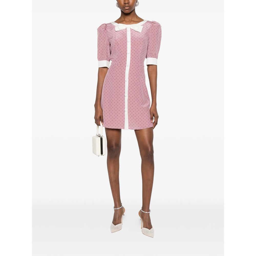 Alessandra Rich Alessandra Rich PINK Dresses - Day Dresses Size XS / US 0-2 / IT 36-38 - 3 Thumbnail
