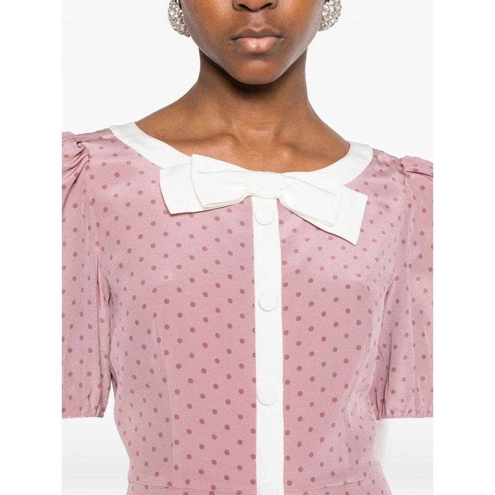 Alessandra Rich Alessandra Rich PINK Dresses - Day Dresses Size XS / US 0-2 / IT 36-38 - 4 Thumbnail