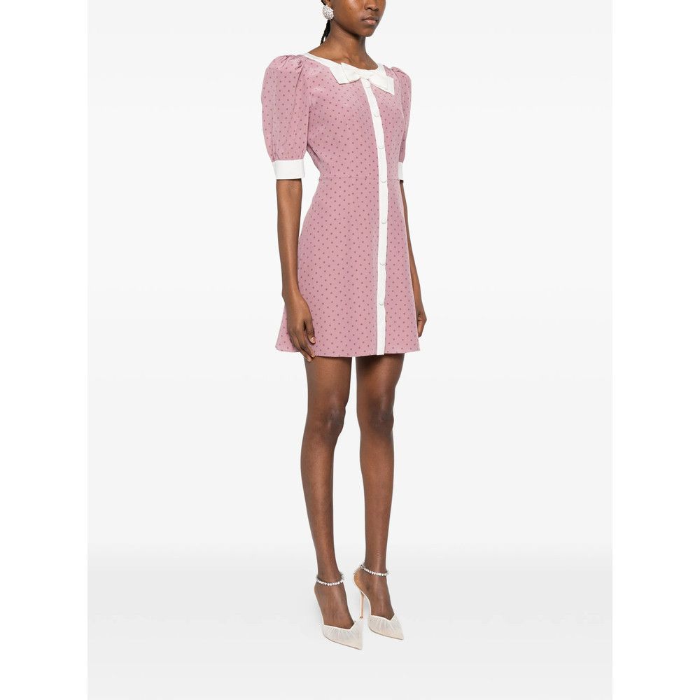 Alessandra Rich Alessandra Rich PINK Dresses - Day Dresses Size XS / US 0-2 / IT 36-38 - 2 Thumbnail