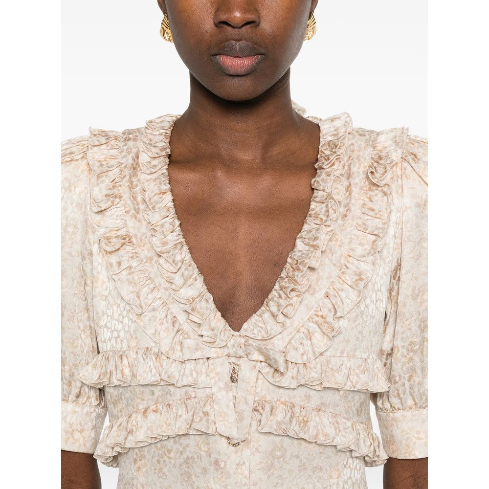 Alessandra Rich Alessandra Rich NEUTRALS Dresses - Day Dresses Size M / US 6-8 / IT 42-44 - 5 Thumbnail