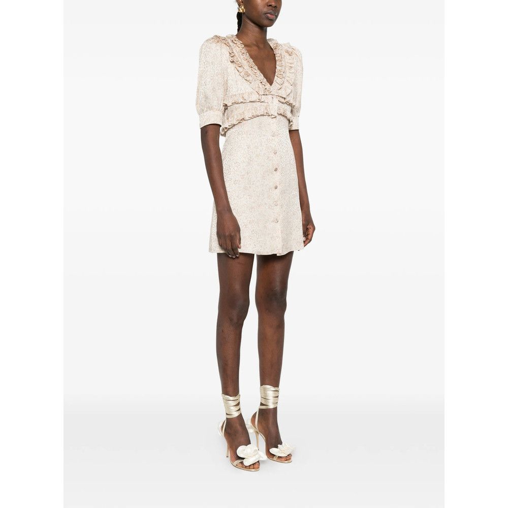 Alessandra Rich Alessandra Rich NEUTRALS Dresses - Day Dresses Size M / US 6-8 / IT 42-44 - 3 Thumbnail
